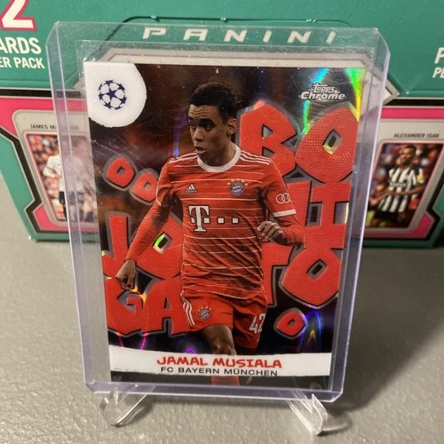 Jamal Musiala 2022 Topps Chrome UEFA