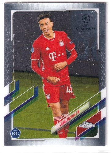 Jamal Musiala 2020 Topps Chrome UEFA Champions League