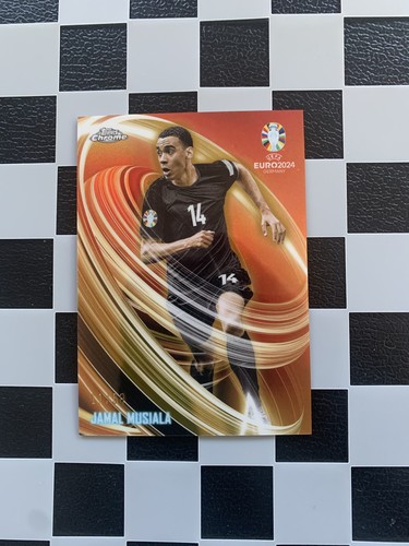 Jamal Musiala 2024 Topps Chrome UEFA Euro Gold /50