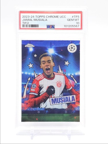 Jamal Musiala 2023 Topps Chrome UEFA Refractor