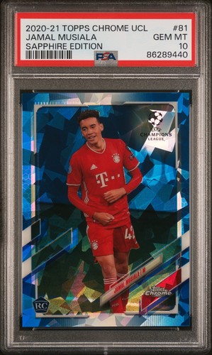 Jamal Musiala 2020 Topps Chrome Zaffiro