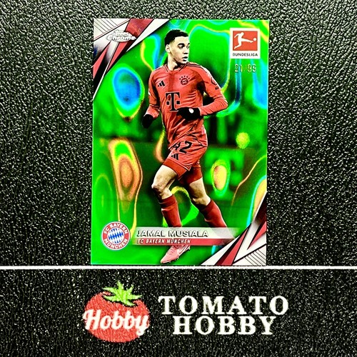 Jamal Musiala 2024 Topps Cromo Bundesliga Lava Verde Refractor /99