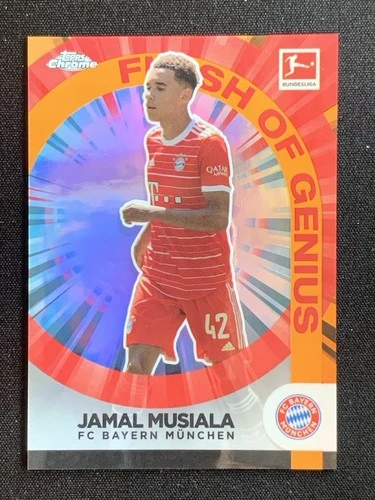 Jamal Musiala 2023 Topps Cromo Bundesliga Naranja /25