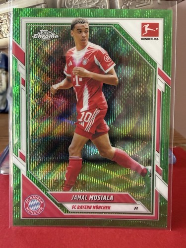 Jamal Musiala 2025 Topps Cromo Bundesliga Onda Verde /99
