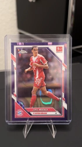 Jamal Musiala 2025 Topps Cromo Bundesliga Purple Lava /75