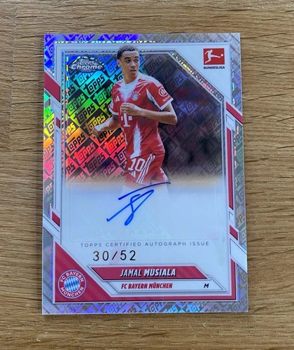 Jamal Musiala 2025 Topps Cromo Bundesliga ToppsFractor /52