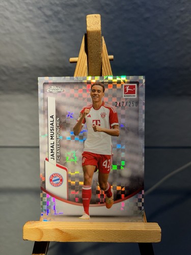 Jamal Musiala 2023 Topps Cromo Bundesliga X-Fractor /250