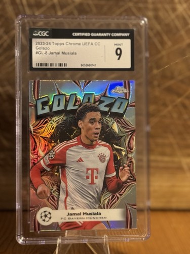 Jamal Musiala 2023 Topps Cromo Competiciones de Clubes UEFA GL-8