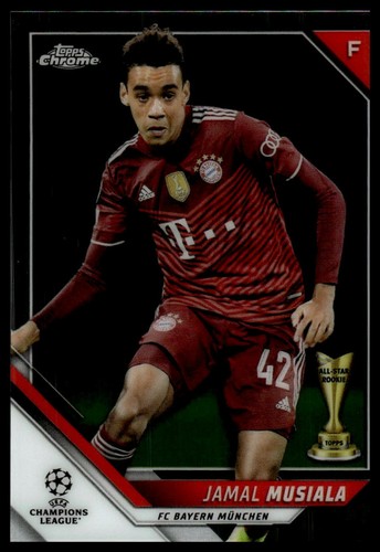 Jamal Musiala 2021 Topps Cromo UEFA Champions League