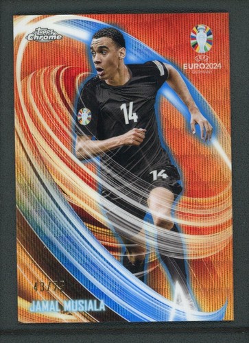 Jamal Musiala 2024 Topps Cromo UEFA Euro 2024 Orange /75