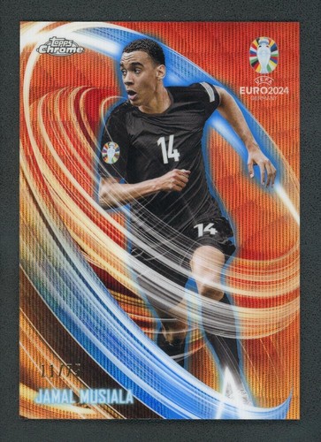 Jamal Musiala 2024 Topps Cromo UEFA Euro 2024 Wave /75