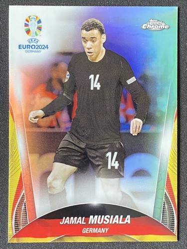 Jamal Musiala 2024 Topps Cromo UEFA Euro Refractor