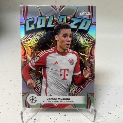 Jamal Musiala 2024 Topps Cromo UEFA Golazo Plata
