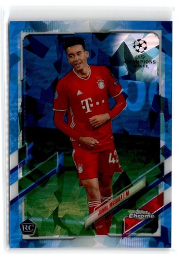 Jamal Musiala 2020 Topps Cromo UEFA Sapphire