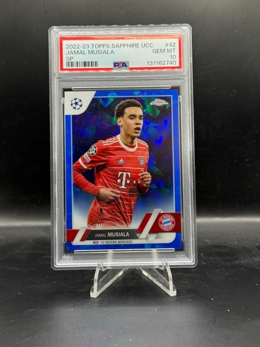 Jamal Musiala 2022 Topps Cromo UEFA Sapphire