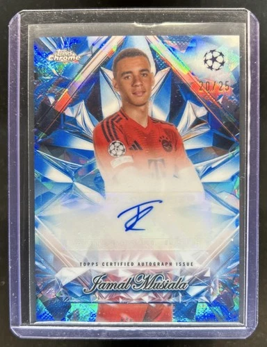 Jamal Musiala 2024 Topps Cromo Zafiro Sapphire /25