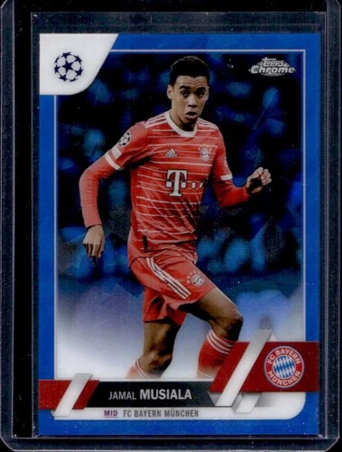 Jamal Musiala 2023 Topps Cromo Zafiro UEFA Sapphire