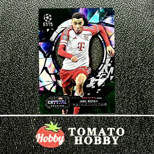 Jamal Musiala 2023 Topps Crystal Premium Green Refractor /75
