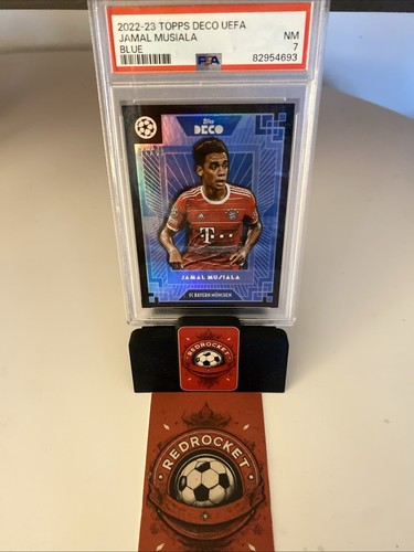 Jamal Musiala 2022 Topps Deco UEFA Blue /49