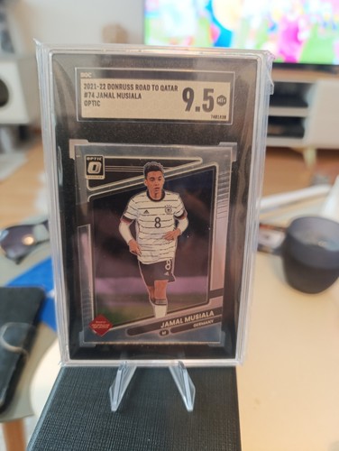 Jamal Musiala 2021 Panini Donruss FIFA Road To World Cup Optic Holo Prizm
