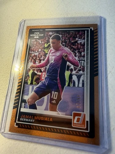 Jamal Musiala 2025 Panini Donruss Road to World Cup 2026 67/99