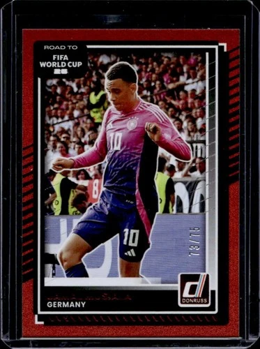 Jamal Musiala 2025 Panini Donruss Rojo /75