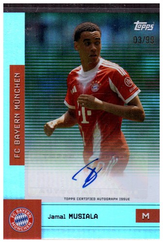 Jamal Musiala 2025 Topps FC /99