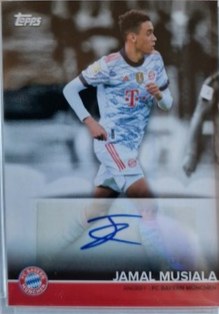 Jamal Musiala 2021 Topps FC Bayern