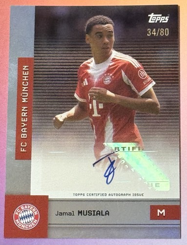 Jamal Musiala 2025 Topps FC Bayern /80