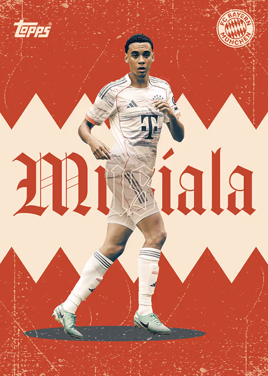 Jamal Musiala 2025 Topps FC Bayern Munich /25