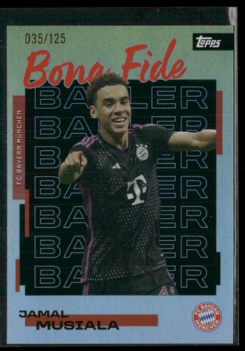Jamal Musiala 2025 Topps FC Bayern Munich Team Set /125