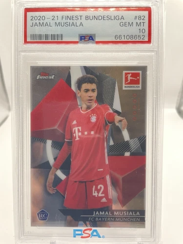 Jamal Musiala 2021 Panini Finest