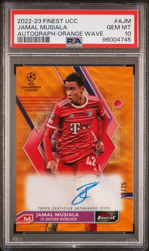 Jamal Musiala 2022 Topps Finest /25