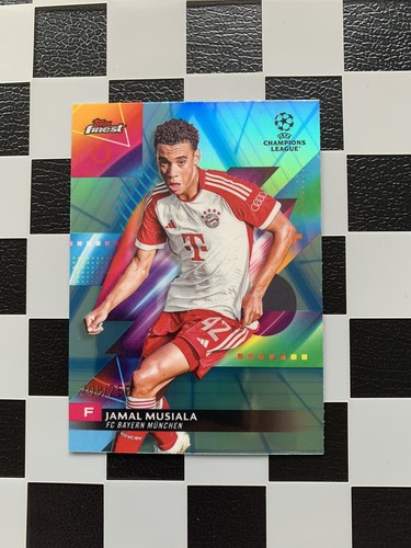 Jamal Musiala 2023 Topps Finest Blue Aqua /250