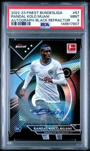 Jamal Musiala 2022 Topps Finest Blue Refractor /150