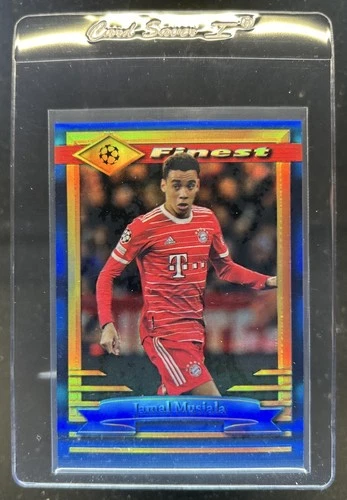 Jamal Musiala 2023 Topps Finest Blue Refractor /99