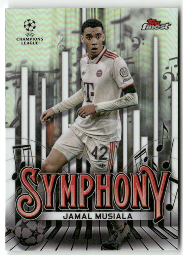 Jamal Musiala 2025 Topps Finest Champions League