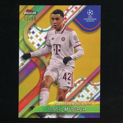 Jamal Musiala 2024 Topps Finest Gold /50