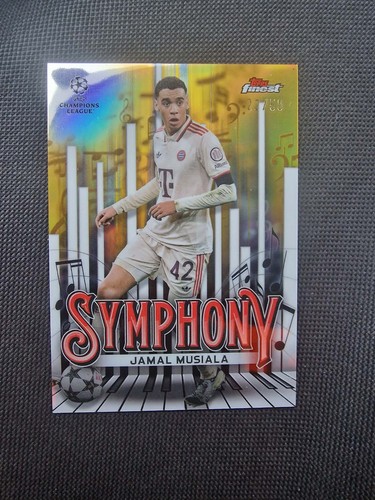 Jamal Musiala 2024 Topps Finest Gold /50