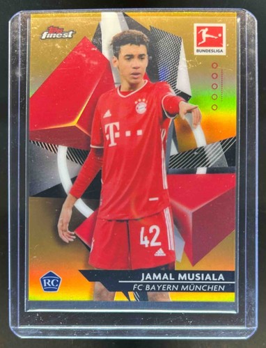 Jamal Musiala 2020 Panini Finest Gold /50