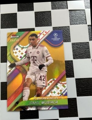 Jamal Musiala 2024 Topps Finest Gold /50