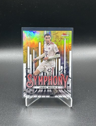 Jamal Musiala 2024 Topps Finest Gold Refractor /50