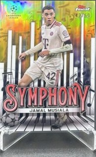 Jamal Musiala 2024 Topps Finest Gold Refractor /50