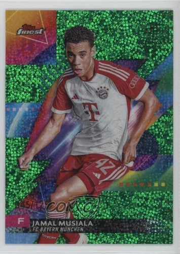 Jamal Musiala 2023 Panini Finest Green Refractor /125