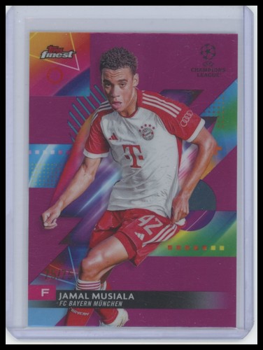 Jamal Musiala 2023 Topps Finest Magenta /75