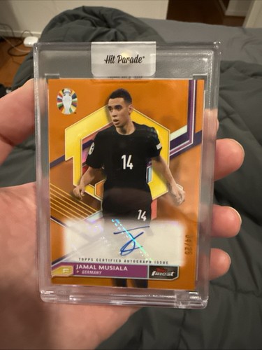 Jamal Musiala 2023 Topps Finest Orange /25