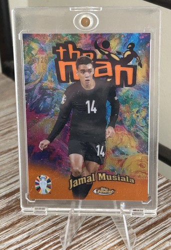 Jamal Musiala 2023 Topps Finest Orange Refractor /25