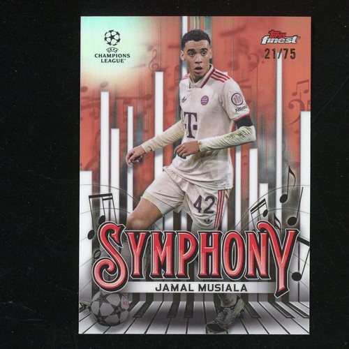 Jamal Musiala 2024 Topps Finest Oro Rosa /75