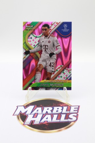 Jamal Musiala 2024 Topps Finest Pink RayWave Refractor /250