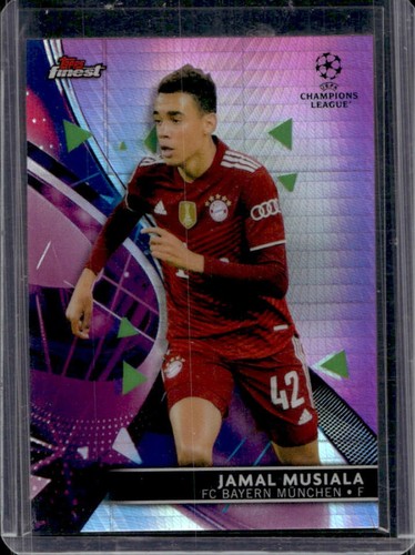 Jamal Musiala 2021 Panini Finest Pink Refractor /125